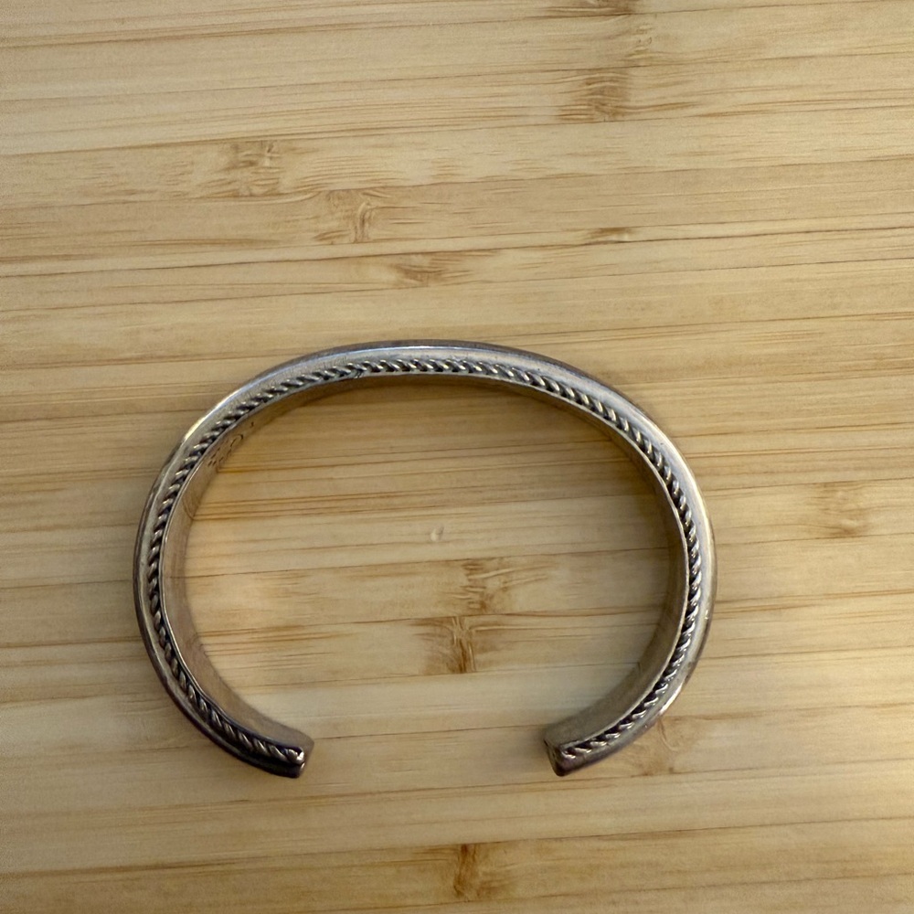 Navajo Silver Cuff Bracelet